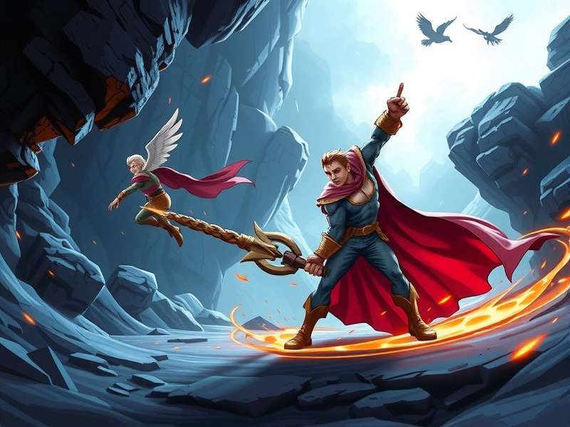 Cave Marvel Hero Game Banner